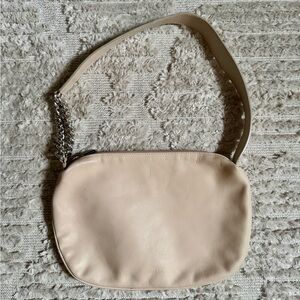 Furla Beige Leather Shoulder Bag